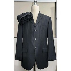 VTG Polo Ralph Lauren x Corneliani Italy 100% Virgin Wool Dual Vent Suit Sz 44L